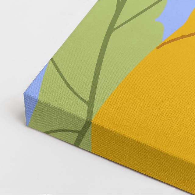 cuadro canvas ilustracion humana sueno celeste estilo contemporaneo