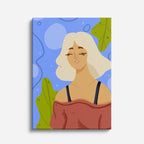 cuadro canvas ilustracion humana luz de arena estilo contemporaneo