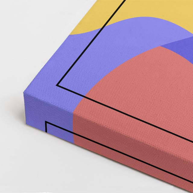 cuadro canvas ilustracion humana aros lavanda estilo contemporaneo