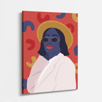 cuadro canvas ilustracion humana sombra marina estilo contemporaneo