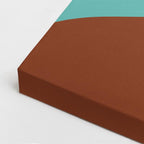 cuadro canvas ilustracion humana aros dorados estilo contemporaneo