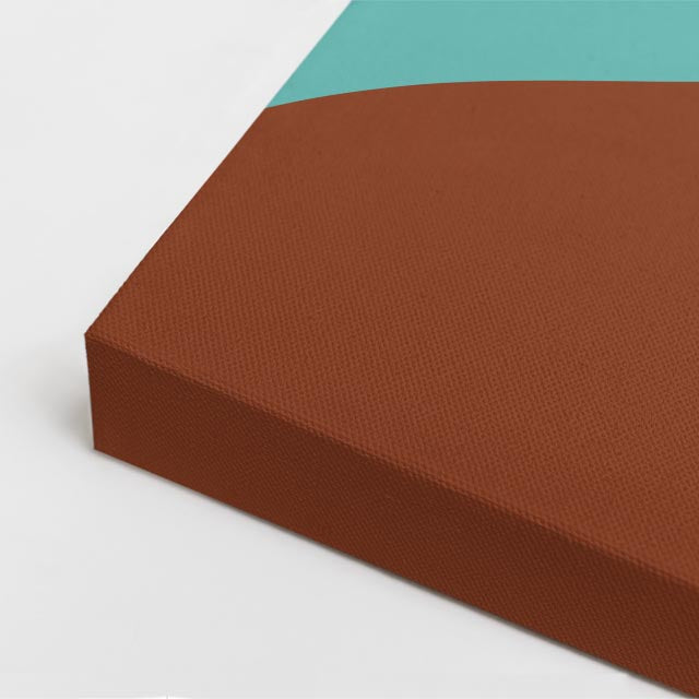 cuadro canvas ilustracion humana aros dorados estilo contemporaneo