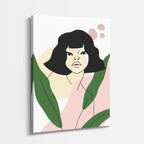 cuadro canvas ilustracion humana marco selvatico estilo contemporaneo