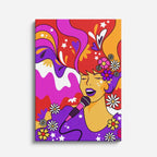 cuadro canvas ilustracion humana canto psicodelico estilo contemporaneo