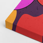 cuadro canvas ilustracion humana melodia floral estilo contemporaneo