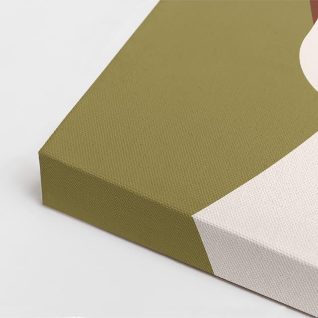 cuadro canvas ilustracion humana cabello dorado estilo contemporaneo