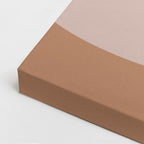 cuadro canvas ilustracion humana silueta terracota estilo contemporaneo