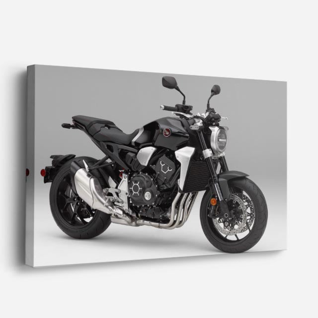 cuadro canvas vehículos naked negra sin límites horizontal