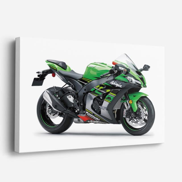 cuadro canvas vehículos ninja verde fuerza total horizontal
