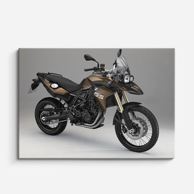 cuadro canvas vehículos enduro café tierra libre horizontal