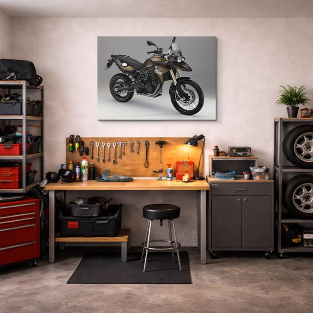 cuadro canvas vehículos enduro café tierra libre horizontal