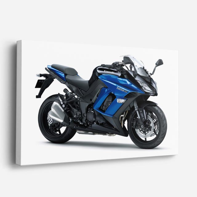 cuadro canvas vehículos deportiva azul plena potencia horizontal