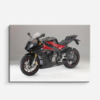 cuadro canvas vehículos superbike negra pura adrenalina horizontal
