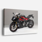 cuadro canvas vehículos superbike negra pura adrenalina horizontal