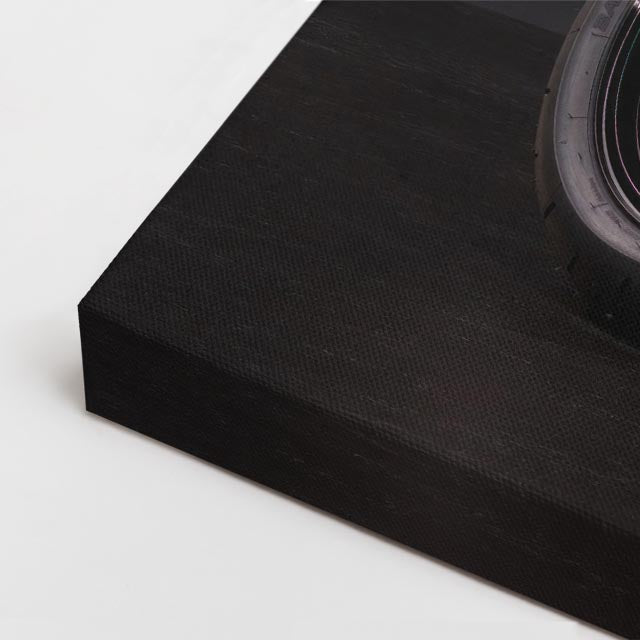 cuadro canvas vehículos naked negra dominio urbano horizontal