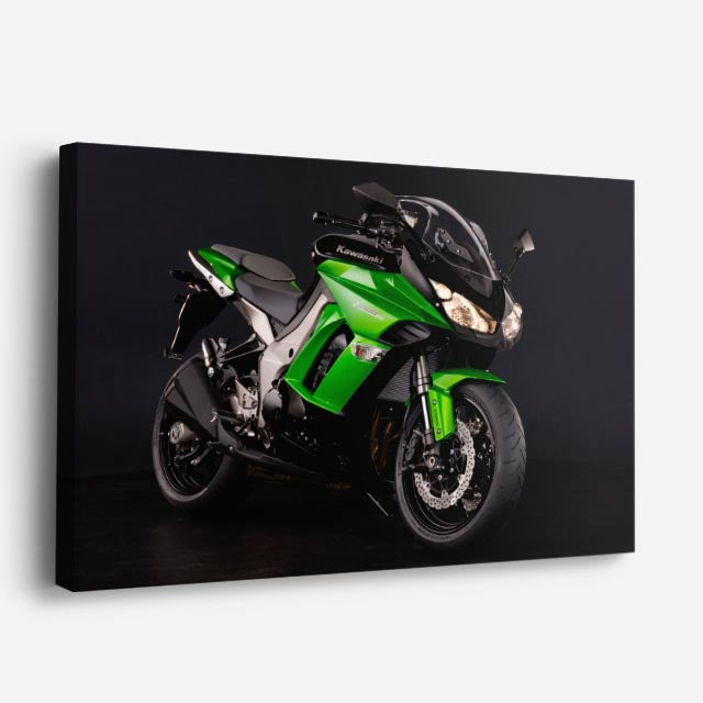 cuadro canvas vehículos naked verde jungla de asfalto horizontal