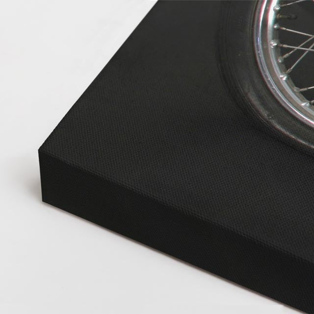 cuadro canvas vehículos retro café racer clásica horizontal