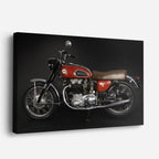 cuadro canvas vehículos retro café racer clásica horizontal