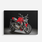 cuadro canvas vehículos monster roja bestia libre horizontal