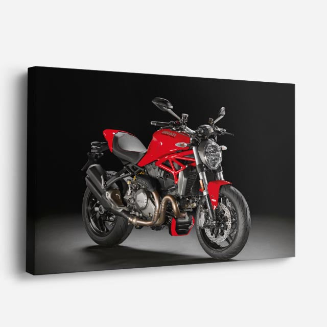 cuadro canvas vehículos monster roja bestia libre horizontal