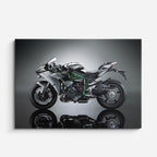 cuadro canvas vehículos hypersport verde doble poder horizontal