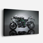 cuadro canvas vehículos hypersport verde doble poder horizontal