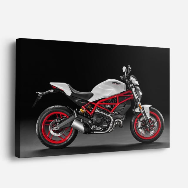 cuadro canvas vehículos monster blanca espíritu libre horizontal