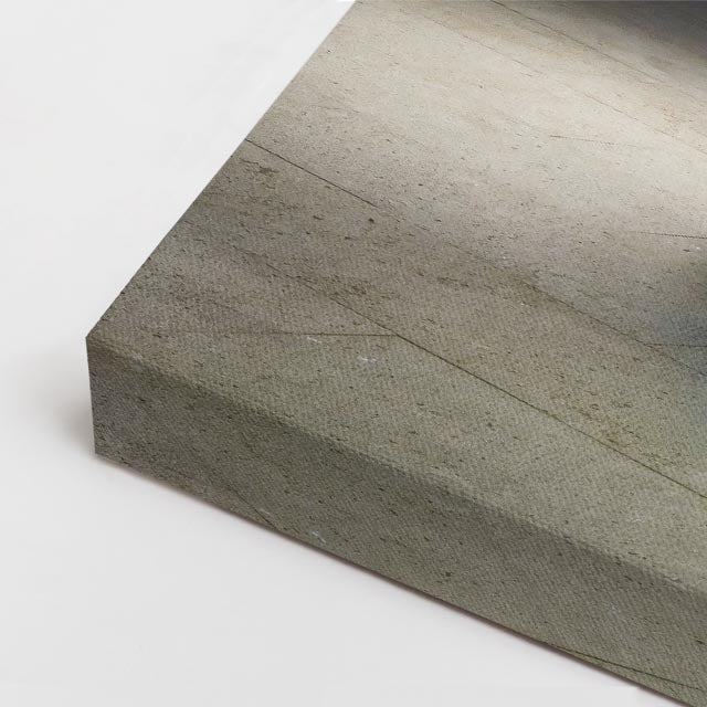 cuadro canvas vehículos ktm naranja bajo las luces horizontal