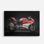 cuadro canvas vehículos ducati roja campeona horizontal