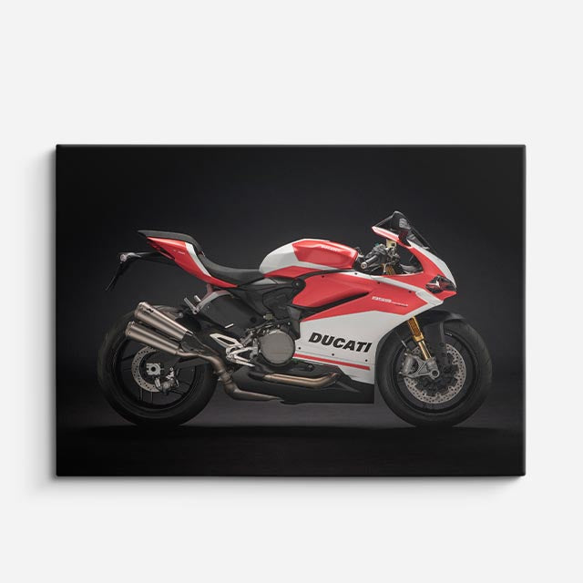 cuadro canvas vehículos ducati roja campeona horizontal
