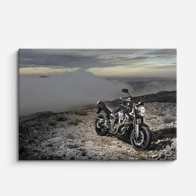 cuadro canvas vehículos naked gris horizonte abierto horizontal
