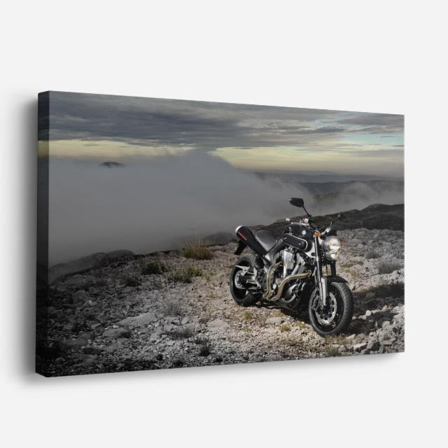 cuadro canvas vehículos naked gris horizonte abierto horizontal