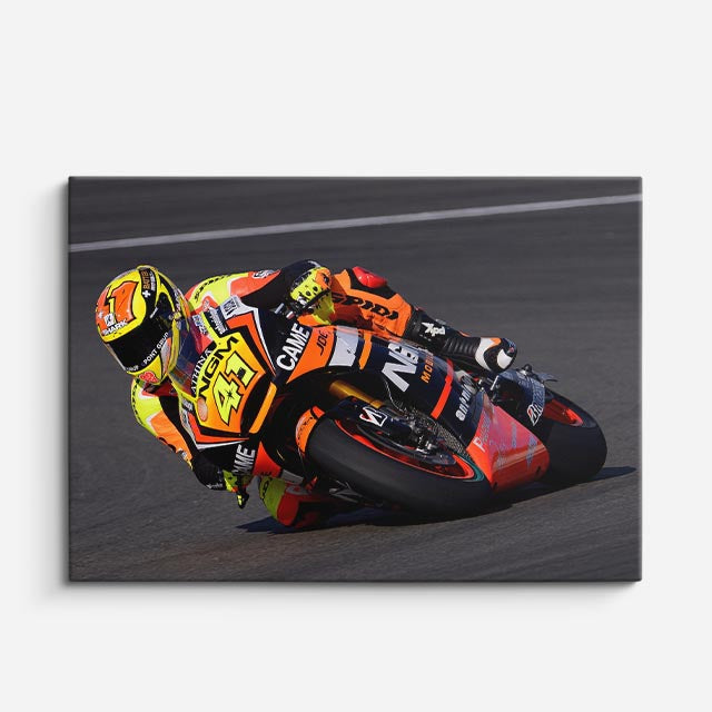 cuadro canvas vehículos motogp multicolor vuelta rápida horizontal