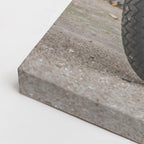 cuadro canvas vehículos bobber negra cráneo al lado horizontal