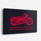 cuadro canvas vehículos moto roja sin cilindrada horizontal