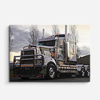 cuadro canvas vehículos western star cromado imponente horizontal