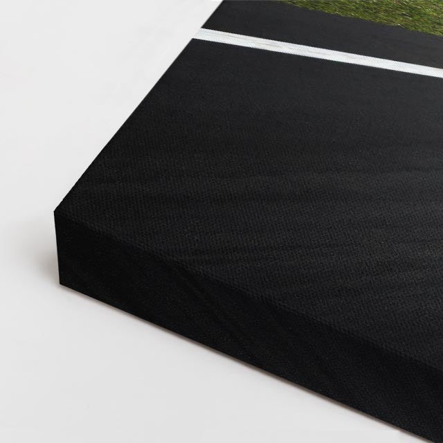 cuadro canvas vehículos jet negro pista vacía horizontal