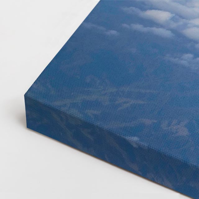 cuadro canvas vehículos boeing blanco nubes azules horizontal