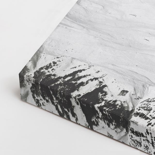 cuadro canvas vehículos swiss air alpes nevados horizontal