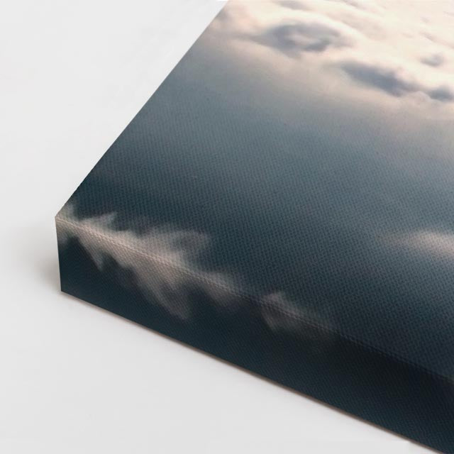 cuadro canvas vehículos airbus blanco sobre las nubes horizontal