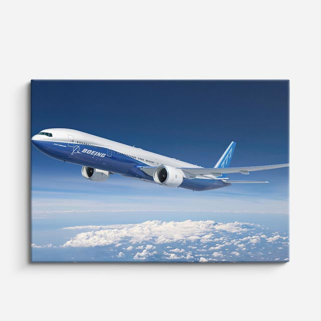 cuadro canvas vehículos boeing azul cielo despejado horizontal