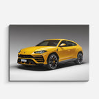 cuadro canvas vehículos lamborghini urus amarillo horizontal