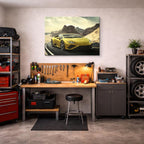 cuadro canvas vehículos lamborghini huracán desierto horizontal