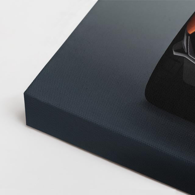 cuadro canvas vehículos lamborghini urus naranja frontal horizontal