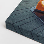cuadro canvas vehículos mclaren senna naranja pista horizontal