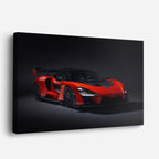cuadro canvas vehículos mclaren rojo extremo aerodinámica horizontal
