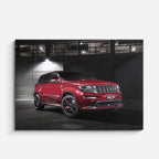 cuadro canvas vehículos jeep grand cherokee rojo horizontal
