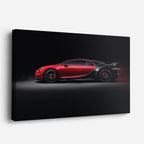 cuadro canvas vehículos superdeportivo rojo oscuro horizontal