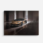 cuadro canvas vehículos lamborghini bronce oscuro horizontal