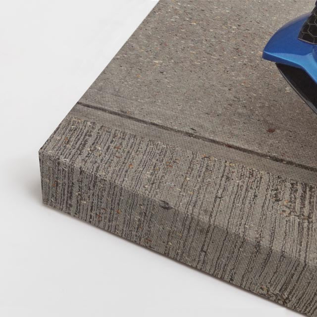 cuadro canvas vehículos audi rs azul tornasol horizontal